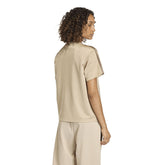 T-Shirt Donna Adidas Firebird Beige Marrone | NonSoloSport