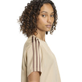 T-Shirt Donna Adidas Firebird Beige Marrone | NonSoloSport