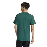 T-Shirt Uomo Adidas Monogram Infill 3 Stripes Verde | NonSoloSport