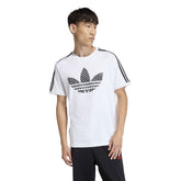 T-Shirt Donna Adidas Monogram Infill Bianco Nero | NonSoloSport