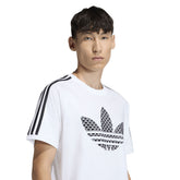 T-Shirt Donna Adidas Monogram Infill Bianco Nero | NonSoloSport