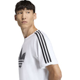 T-Shirt Donna Adidas Monogram Infill Bianco Nero | NonSoloSport