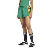Shorts Donna Adidas Santiago Woven Verde Giallo | NonSoloSport
