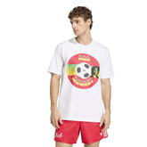 T-shirt Uomo Adidas Originals Bob Marley Bianco Rosso | NonSoloSport