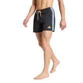Costume Uomo Adidas 3 Stripes Nero Azzurro | NonSoloSport