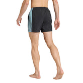 Costume Uomo Adidas 3 Stripes Nero Azzurro | NonSoloSport