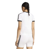 T-Shirt Donna Adidas 3 Stripes Slim Bianco Nero | NonSoloSport
