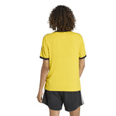 T-Shirt Donna Adidas Linear Giallo Nero | NonSoloSport