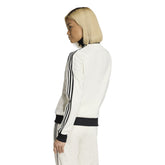 Felpa Donna Adidas Pista Bianco Nero | NonSoloSport