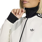 Felpa Donna Adidas Pista Bianco Nero | NonSoloSport