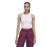 Canotta Donna Adidas Essentials Ribbed Rosa | NonSoloSport