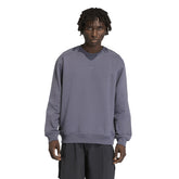Felpa Uomo Adidas Premium Essentials Crew Blu | NonSoloSport