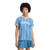 T-Shirt Calcio Donna Adidas Denim Azzurro | NonSoloSport