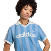T-Shirt Calcio Donna Adidas Denim Azzurro | NonSoloSport