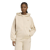 Felpa Donna Adidas Future Icons Small Beige | NonSoloSport