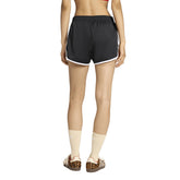 Shorts Donna Adidas 3 Stripes Nero Bianco | NonSoloSport