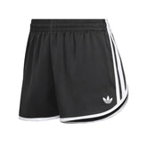 Shorts Donna Adidas 3 Stripes Nero Bianco | NonSoloSport