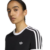 T-Shirt Donna Adidas Adicolor Slim Nero Bianco | NonSoloSport