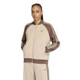 Giacca Donna Adidas SST Loose Beige Marrone | NonSoloSport