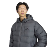 Giacca Uomo Adidas Essentials Climawarm 3 Stripes Grigio | NonSoloSport