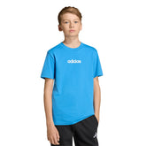 T-Shirt Ragazzo Adidas Essentials Azzurro | NonSoloSport