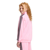 Giacca Ragazzo Adidas Track Firebird Loose Rosa Nero | NonSoloSport