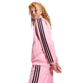 Giacca Ragazzo Adidas Track Firebird Loose Rosa Nero | NonSoloSport