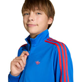 Giacca Ragazzo Adidas Allenamento Firebird Loose Blu Rosso | NonSoloSport