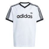T-Shirt Ragazzo Adidas 3 Stripes Bianco Nero | NonSoloSport