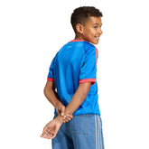T-Shirt Ragazzo Adidas 3 Stripes Blu Rosso | NonSoloSport