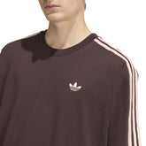 T-Shirt Uomo Adidas Adicolor 3-Stripes Marrone | NonSoloSport