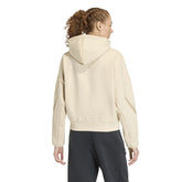 Felpa Donna Adidas Z.N.E. Beige | NonSoloSport