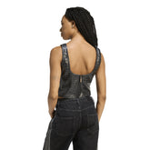 Corsetto Donna Adidas Pleather Nero | NonSoloSport