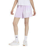 Shorts Donna Adidas House of Tiro x Common Goal Satin Lilla Bianco | NonSoloSport