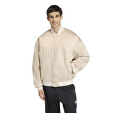 Giacca Bomber Uomo Adidas Stadium Beige | NonSoloSport