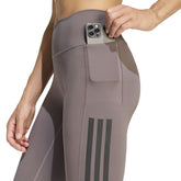 Leggings Donna Adidas Optime 7/8 Marrone | NonSoloSport