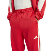Pantalone Uomo Adidas Stadium Rosso Bianco | NonSoloSport