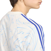 T-Shirt Uomo Adidas Argentina Stampa All Over Bianco Azzurro | NonSoloSport