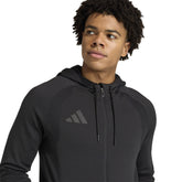 Felpa Uomo Adidas Tiro Travel Nero | NonSoloSport