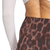 Leggings Donna Adidas Optime Power Leopard Marrone | NonSoloSport