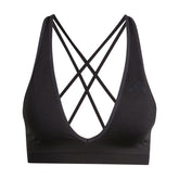 Bra Donna Adidas Workout Essentials Knit Light Support Nero | NonSoloSport