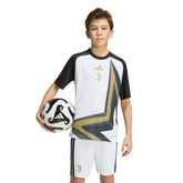 Maglia Calcio Pre Partita Ragazzo Adidas Juventus 26/27 Bianco Nero | NonSoloSport