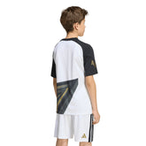 Maglia Calcio Pre Partita Ragazzo Adidas Juventus 26/27 Bianco Nero | NonSoloSport