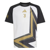 Maglia Calcio Pre Partita Ragazzo Adidas Juventus 26/27 Bianco Nero | NonSoloSport