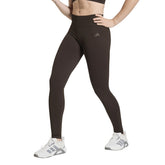 Leggings Donna Adidas Workout Essentials Leggings Knit Scrunch Marrone | NonSoloSport
