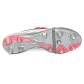Scarpa da Calcio Uomo Adidas Predator League Fold-Over Tongue Terreni Morbidi Grigio Rosso | NonSoloSport