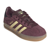 Sneakers Bambino Adidas Gazelle Indoor Bordeaux Giallo | NonSoloSport