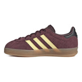 Sneakers Bambino Adidas Gazelle Indoor Bordeaux Giallo | NonSoloSport