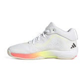 Scarpa da Volley Ragazzo Adidas Crazyflight 7 Mid Bianco Grigio Rosa | NonSoloSport