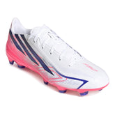 Scarpa da Calcio Uomo Adidas F50 Hyperfast League Terreni Compatti Bianco Viola Rosso | NonSoloSport